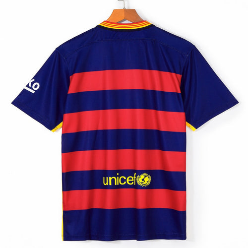2015-2016 Maillot Barcelone Domicile Rétro
